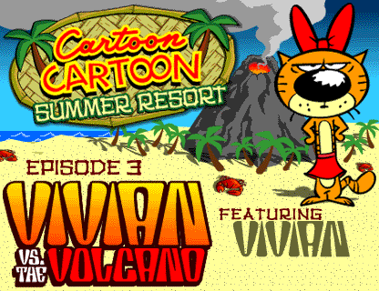 Cartoon Cartoon Summer Resort