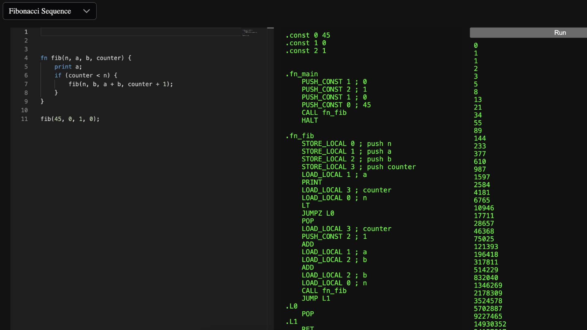 Leia Programming Language
