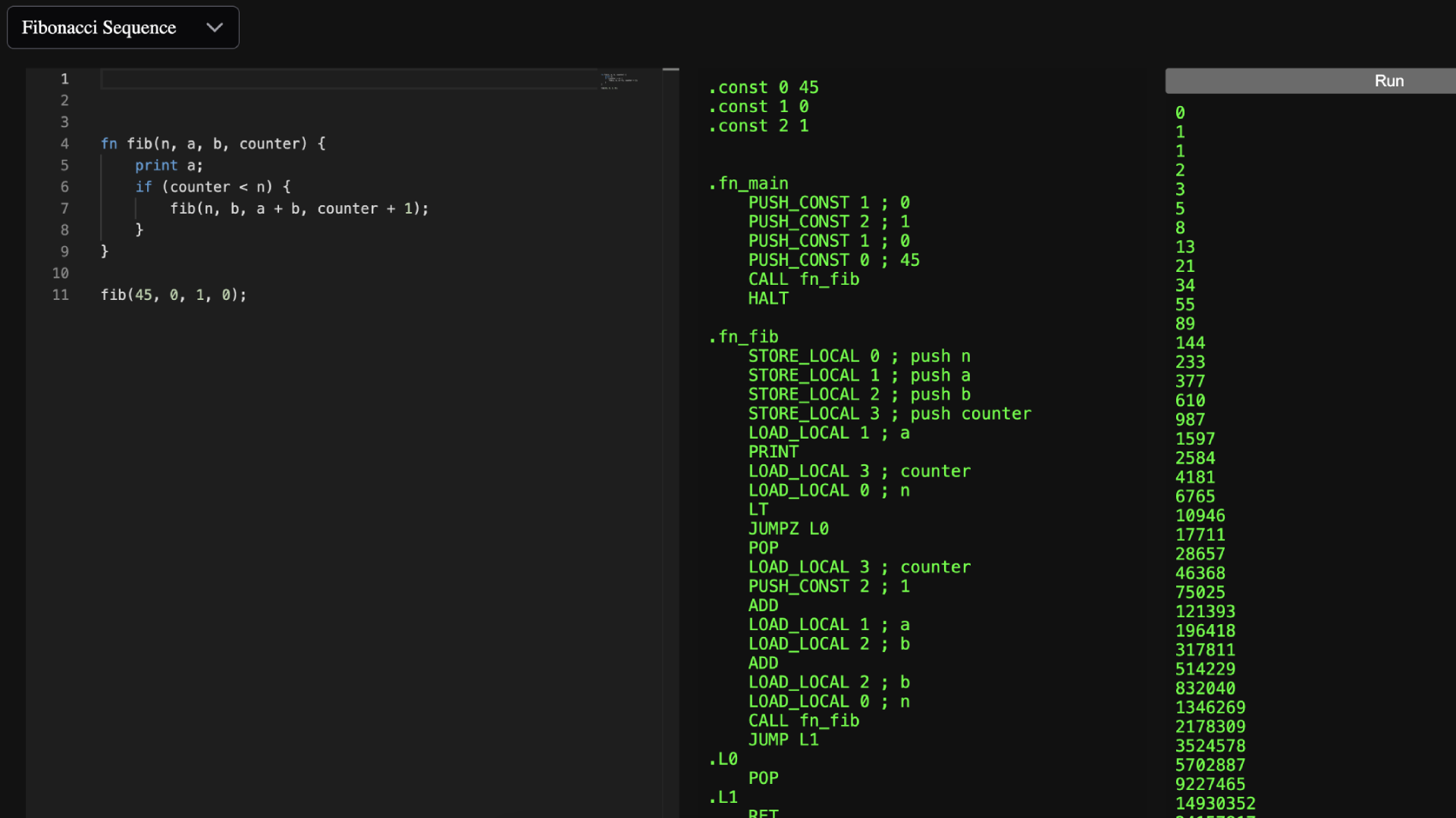 Leia Programming Language